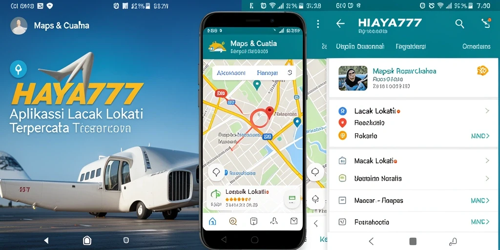 Tampilan antarmuka HAYA777 yang mudah digunakan untuk pelacakan lokasi.