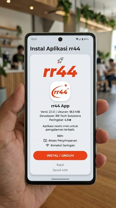 Tampilan halaman APK rr44